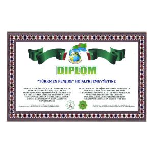Diplom «Türkmen Penjire» hojalyk jemgyýetine