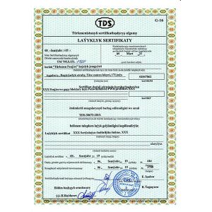 Laýyklyk Sertifikaty